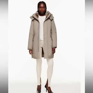NWT - Aritzia Babaton Oskar Parka - Color:Taupe - Size XL